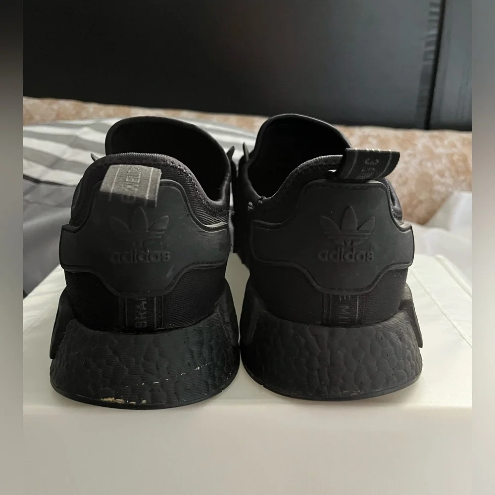 Adidas NMD R1 “Triple Black” 2019, No Box, Used - Picture 2 of 7